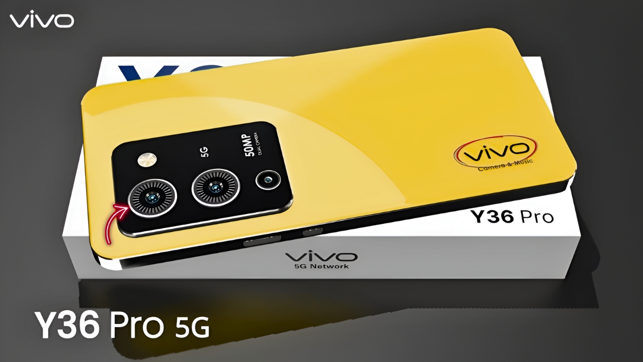 Vivo Y36 5G amarillo: smartphone rápido y elegante