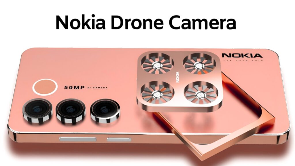 Nokia Flying Phone: móvil con dron, cámara 4K, 12GB RAM y batería 6300mAh