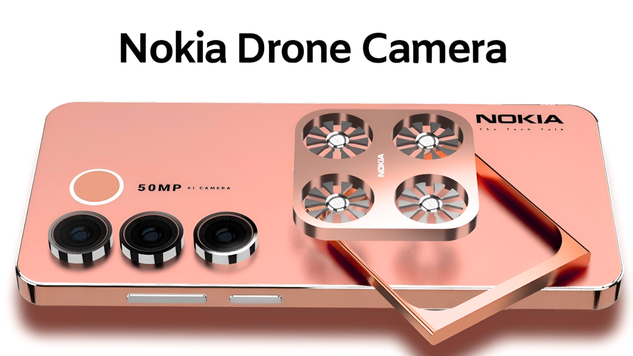 Nokia Flying Phone: móvil con dron, cámara 4K, 12GB RAM y batería 6300mAh