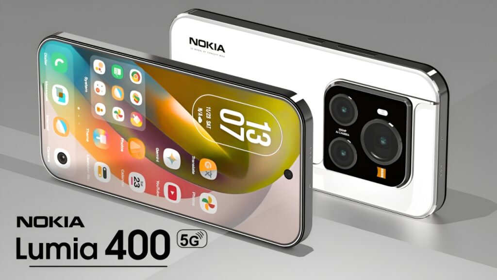 Nokia Lumia 400 5G: batería 6200mAh, Snapdragon 8 Elite y cámara 200MP