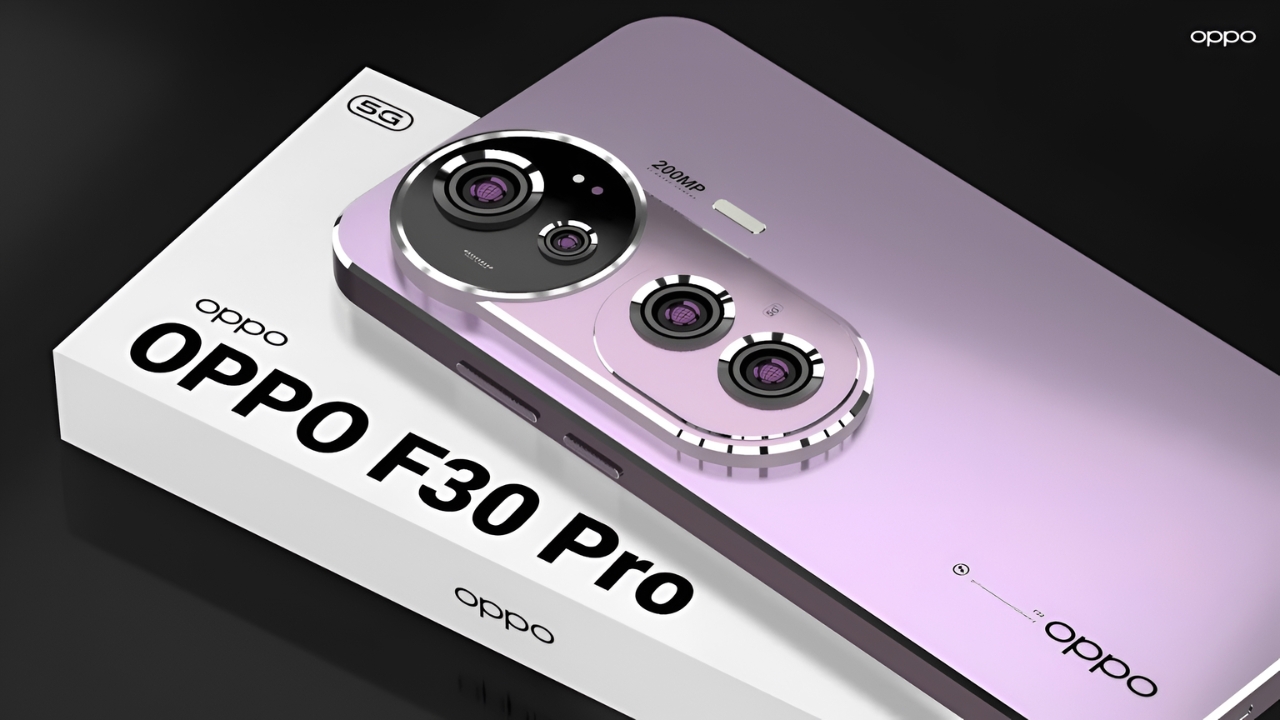 OPPO F30 Pro 5G: Cámara de 200 MP, Snapdragon 7 Gen 3 y Batería de 5300 mAh
